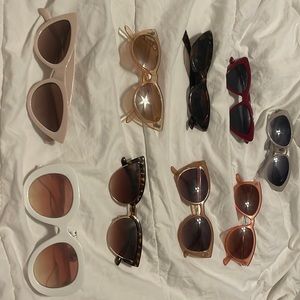 Lot of 9 cat eye sunglasses 😎 ❤️